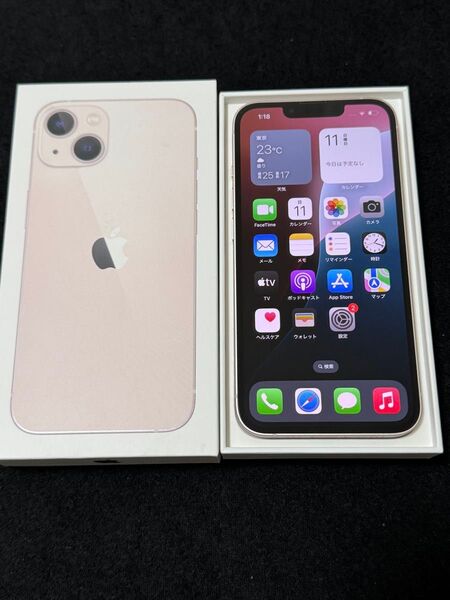 iPhone 13 256GB Pink 国内版simフリー 美品