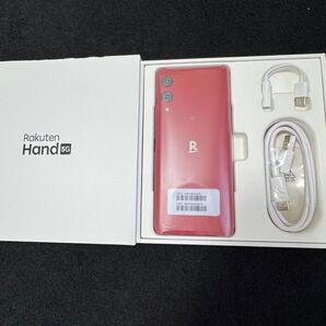 Rakuten Hand 5G P780 RED simフリー 美品 判定○