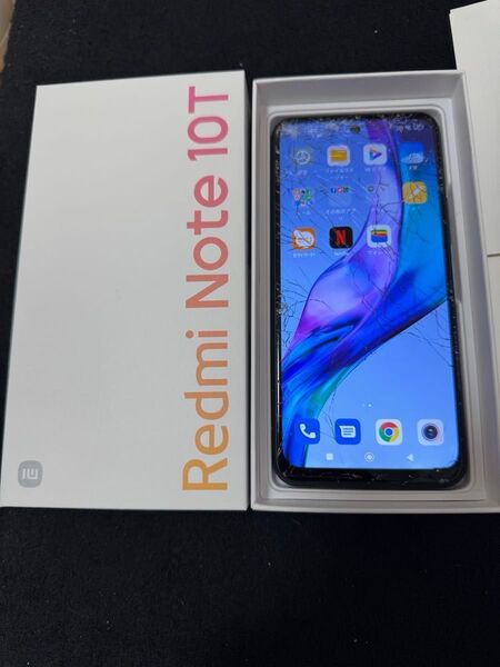 Redmi Note 10T Azure Black 国内版simフリー ジャンク