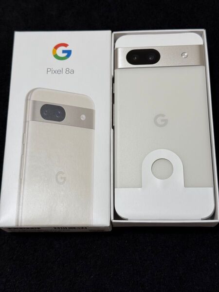 Google Pixel 8a Porcelain simフリー 極美品 判定◯