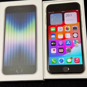 iPhone se 第3世代 64GB Starlight simフリー 美品 判定◯