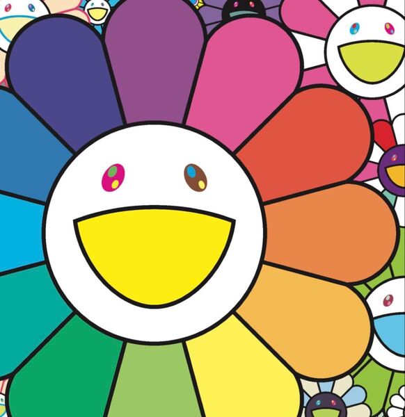 ポップンフラワーズ ポスター ED300 村上隆 takashi murakami 新品未開封