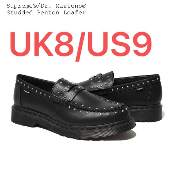 Supreme/Dr. Martens Studded Penton Loafer Black UK8 / US9 27cm