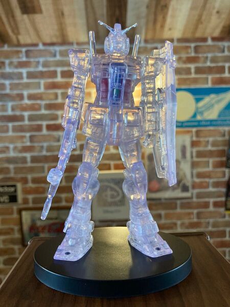 RX-78-2 WEAPON ver.クリアガンダムスケルトンガンダムフィギュア中古プライズINTERNAL STRUCTURE