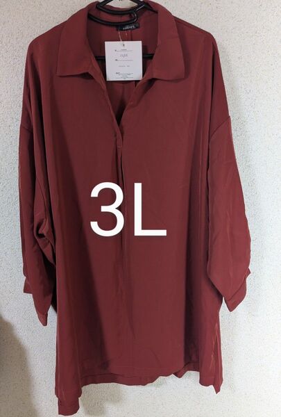 新品ブラウス 3L