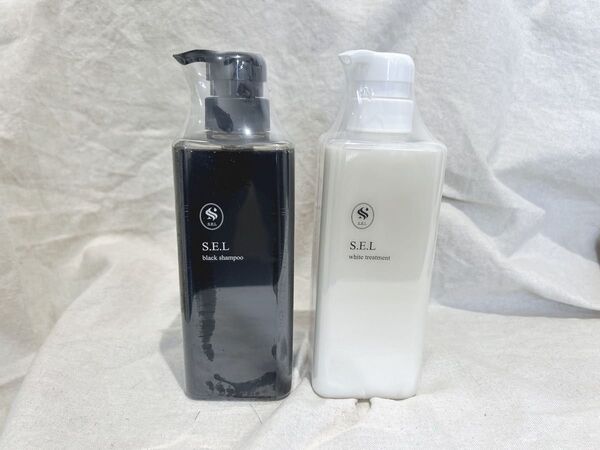 S.E.L ブラックシャンプー&ホワイトトリートメント 500ml