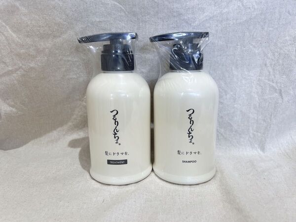 髪にドラマを つるりんちょ シャンプー トリートメント 400ml.380g