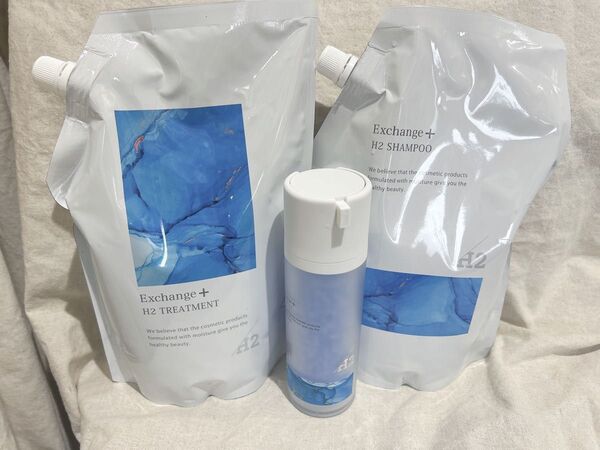 ストリ エクスチェンジ プラス H2 シャンプー&トリートメント カプセル セット(1000ml+1000ml)×1個