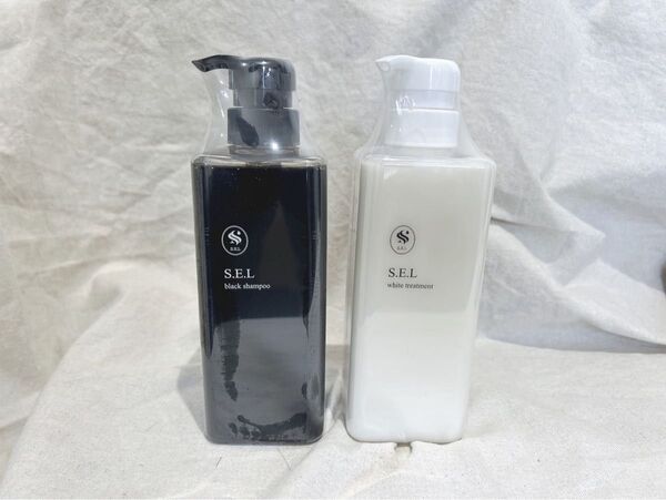 S.E.L ブラックシャンプー&ホワイトトリートメント 500ml