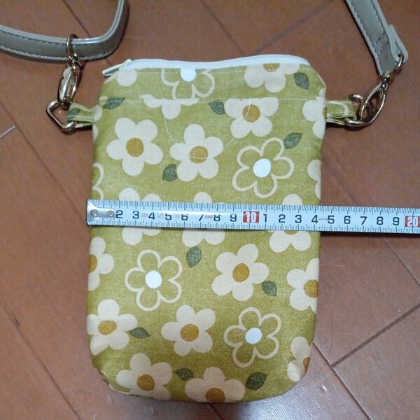 ハンドメイド スマホショルダー 花柄