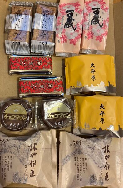 六花亭 お菓子セット 6種 12個 ①