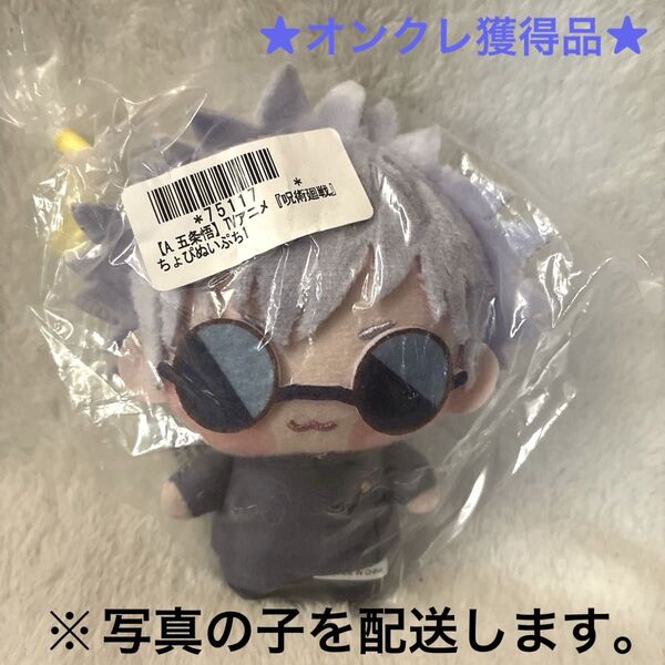 ★オンクレ獲得、美品★呪術廻戦 ちょぴぬいぷち 五条悟