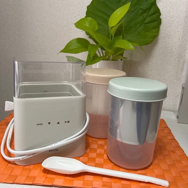ヨーグルトメーカー 発酵牛乳パック 低温調理bruno コンパクト発酵メーカー BOE108-ECRU 発酵調理 BRUNO