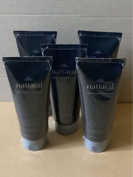 NATIARAL ナティアラル ヘアカラートリートメント ダークブラウン シトラスの香り 5本セット