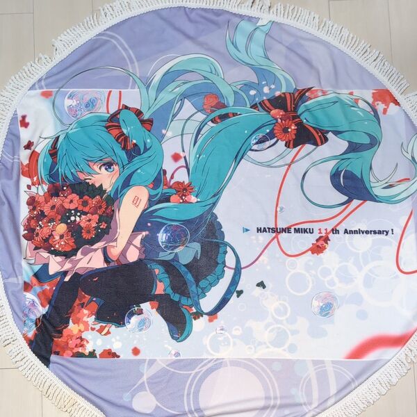 初音ミク 11th Anniversary サークルタオル音ミク【開封未使用】