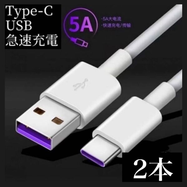 2本 iPhone 充電 タイプcケーブル Type-AタイプA アップルApple用 データ転送USBケーブルLightning