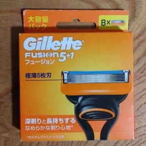 【パッケージに少しダメージ有り】ジレット フュージョン 5+1 替刃8個入 新品未開封 純正品