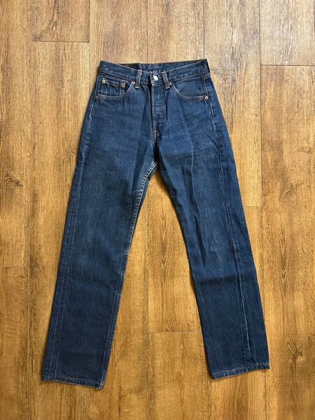 濃紺W28!90'sUSA製 LEVI'S 501xxリーバイス デニムジーンズ