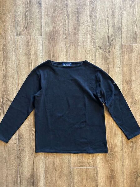美品T3 1/2!SAINTJAMES定番ボートネック バスクシャツ ウエッソン