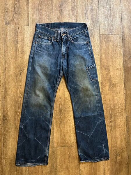 W32!初期bal期ANACHRONORM リメイクデニムパンツ アナクロノーム