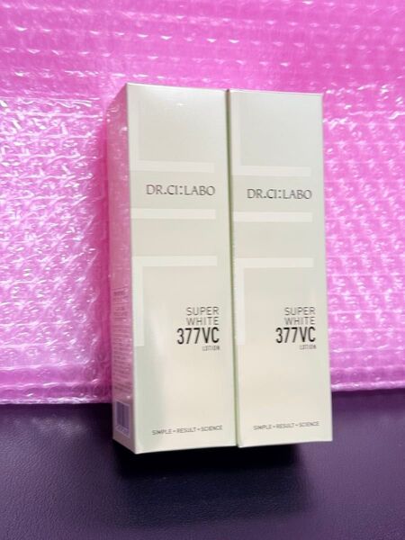 ドクターシーラボ W377 VC ホワイトニングローション スーパーホワイト377 化粧水 150ml×2個 新品未開封
