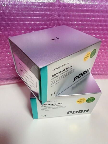 VT ブィティー パック シートマスク PDRN フェイスマスク 30枚×2個 新品未開封 使用期限2028.02. 箱に傷アリ