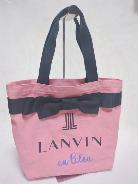 LANVIN on Bleu ランバンオンブルー リボントートバッグ