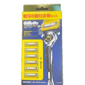 ジレット プログライド プロシールド5+1 替刃6個付お得セット×1個。