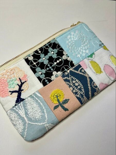 ミナペルホネン 音の絵 ポーチ ハンドメイド