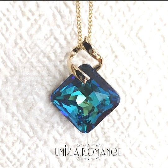 海 の 宝石 ネックレス ★ ハンドメイド