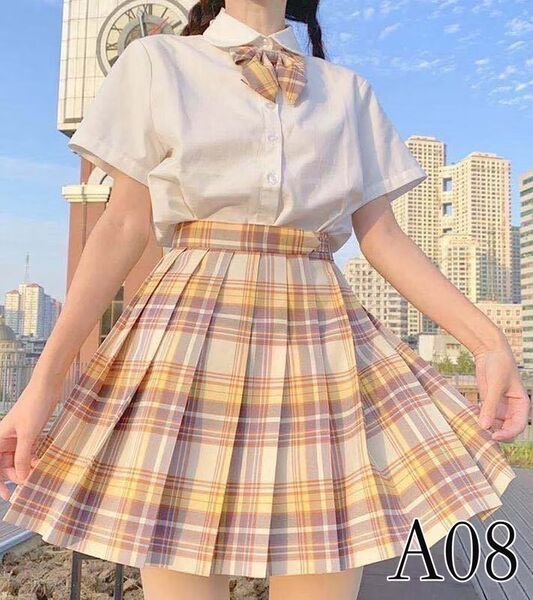なんちゃって制服 コスプレ スカート リボン ネクタイ S