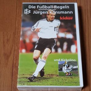 元ドイツ代表 ユルゲンクリンスマン VHSビデオテープ DFB Kicker 監修 ライセンス品 新品未開封 日本未発売品