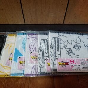 一番くじ ドラゴンボールDAIMA 第2弾 H賞 ジャガードタオル 5種6枚 未開封