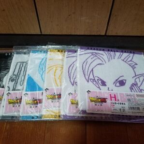一番くじ ドラゴンボールDAIMA 第2弾 H賞 ジャガードタオル 5種6枚 未開封