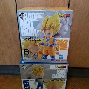 一番くじ ドラゴンボールDAIMA 第2弾 B賞 超サイヤ人2/超サイヤ人3孫悟空 C賞 超サイヤ人2/超サイヤ人3ベジータ
