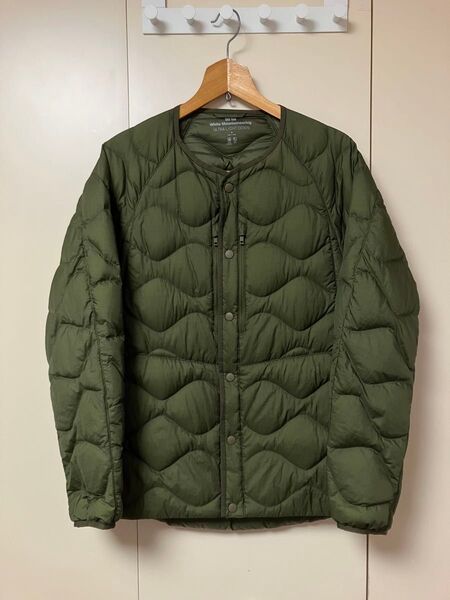 ユニクロ × White Mountaineering ウルトラライトダウンジャケット M オリーブ