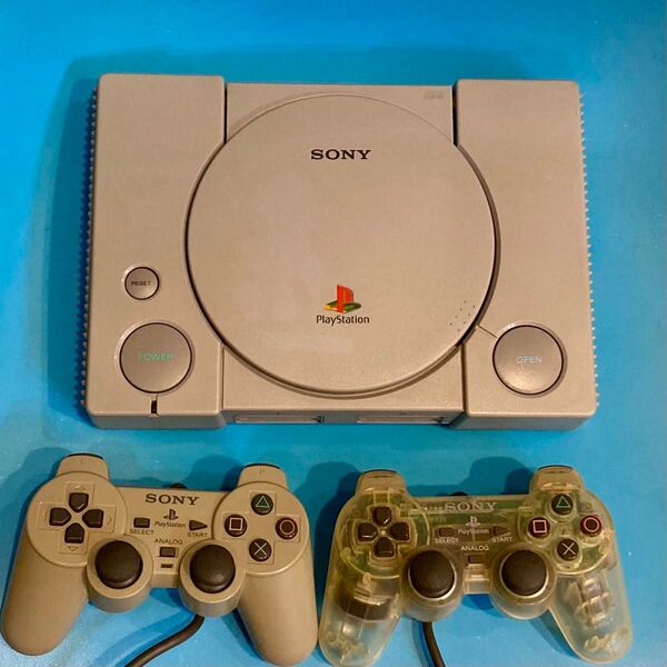 初代プレステ SONY PS1 PlayStation プレイステーション SCPH-7500 コントローラー 付属