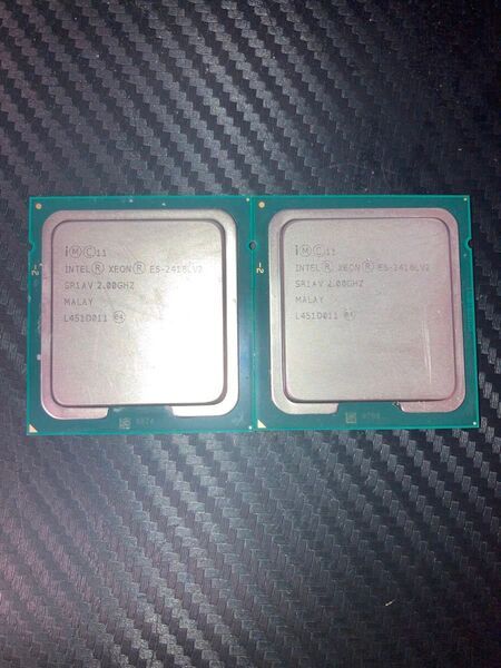 【ジャンク】Intel Xeon E5-2418Lv2 6コア/12スレッド CPU 2個セット 本体のみ 動作未確認