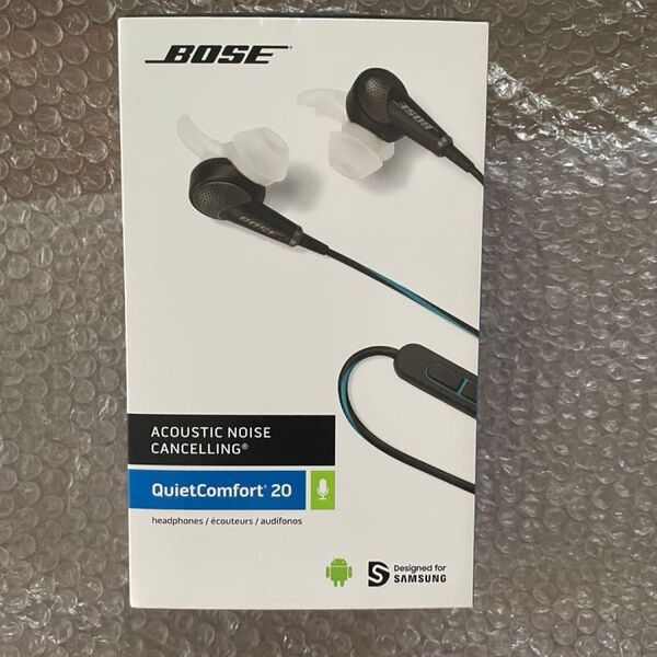 Bose イヤホン QuietComfort 20 ノイズキャンセリング ヘッドホン Black