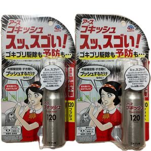 ☆新品☆アース製薬 ゴキッシュ 120プッシュ 無香料 低刺激