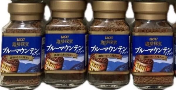 ☆新品☆UCC 珈琲探究 ブルーマウンテンブレンド インスタントコーヒー 4本セット