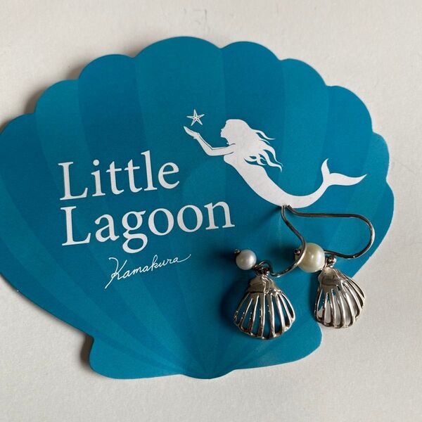Little Lagoon スカシシェルパールフックピアス