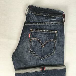 Levi's リーバイス RG927-03 日本製 05年 レギュラー ブーツカット パンツ ジーンズ W29 ユーズド加工