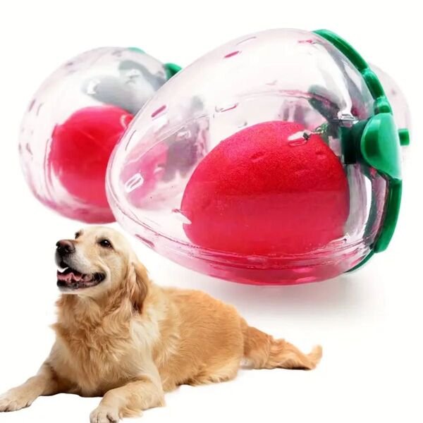 犬のおもちゃ ストロベリーボール 1コ