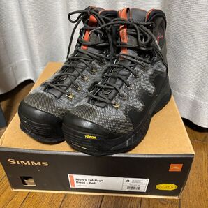 【SIMMS】シムス simms G4プロブーツ フェルト US8 26㎝ ウェーディングブーツ