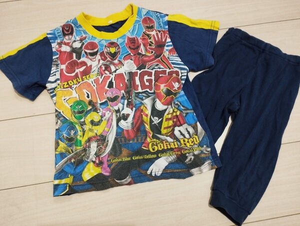ゴーカイジャー パジャマ 110 男の子 キッズ ボーイズ 半袖 上下セット