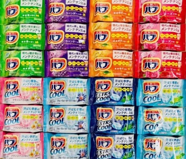 入浴剤 cool 花王バブ 定番 8種類24個 色付き透明湯 期間限定
