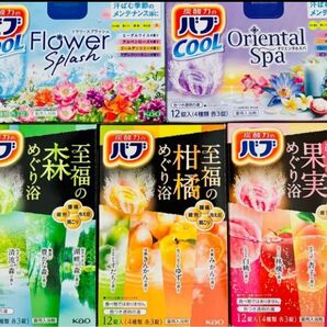 ⑦20 入浴剤 花王 kao バブ 20種類20個 至福のめぐり浴 cool オリエンタルスパ フラワースプラッシュ