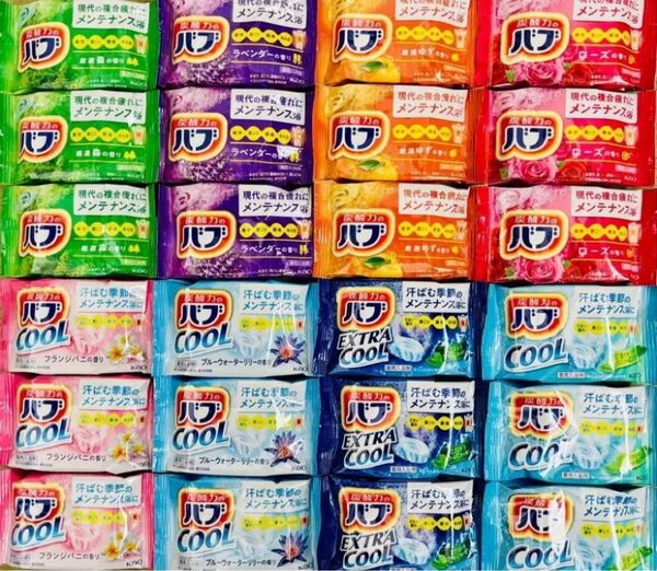 入浴剤 cool 花王バブ 定番 8種類24個 色付き透明湯 期間限定