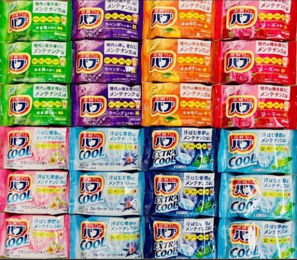 入浴剤 cool 花王バブ 定番 8種類24個 色付き透明湯 期間限定